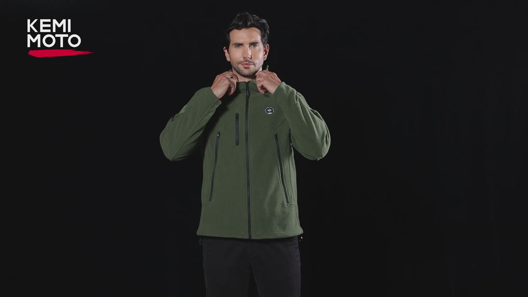 Electric Hooded Sweatshirt with 12V 20000mAh Battery Pack