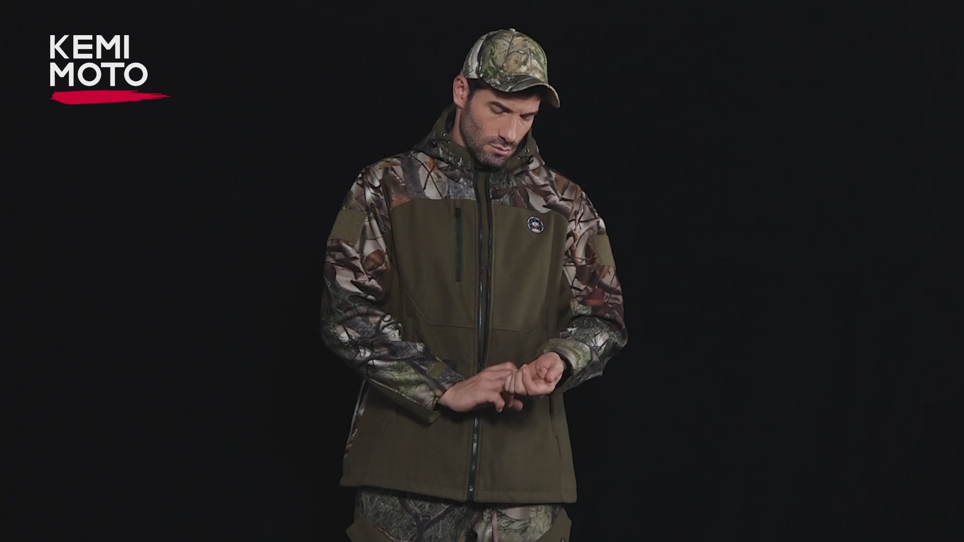 Hooded Heated Jackets with Battery Pack for Hunting Outdoor Hiking