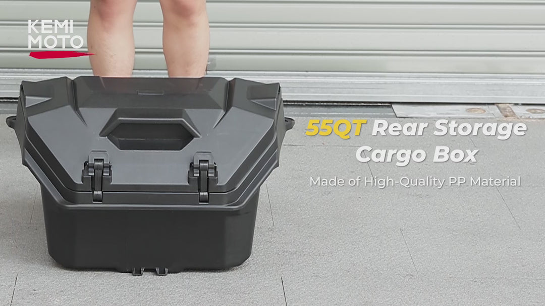 Rear Cargo Box 55QT for Polaris RZR XP 1000/4 1000 2024-2025