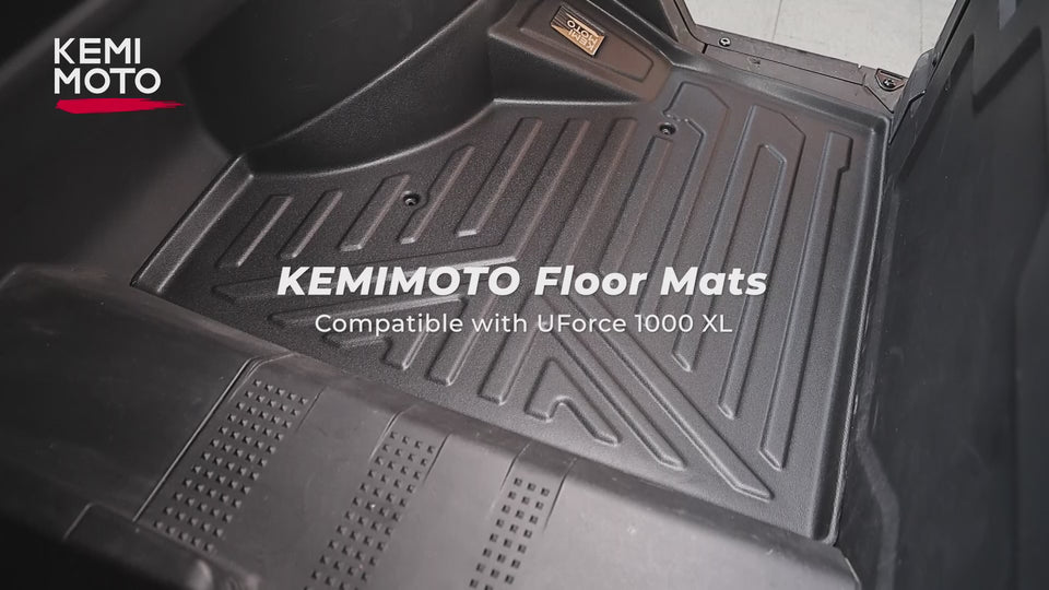 4 PCS Anti-Slip Floor Mats for CFMOTO UFORCE 1000XL - Kemimoto