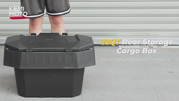 Rear Cargo Box 82QT for Polaris RZR XP 1000/4 1000 2024-2025