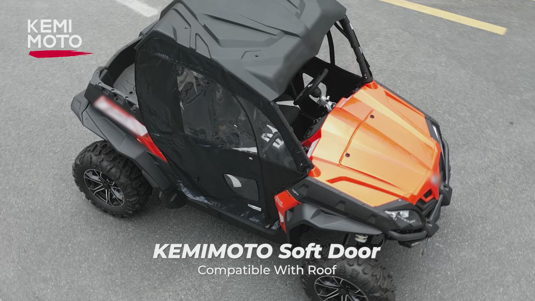 Kemimoto Soft Cab Enclosure Doors for CFmoto ZForce 500 | 800 | 1000