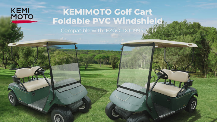 Foldable Golf Cart Windshield for EZGO TXT 1994-2013