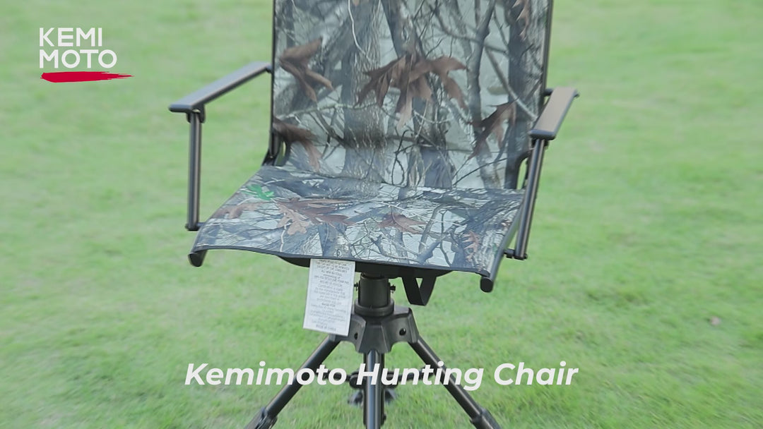 360 Degree Silent Swivel Blind Hunting Chair