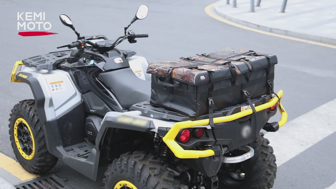 80L ATV Cargo Storage Bag w/ cooler bag for Polaris Sportsman Can-Am Brute Force CFMOTO