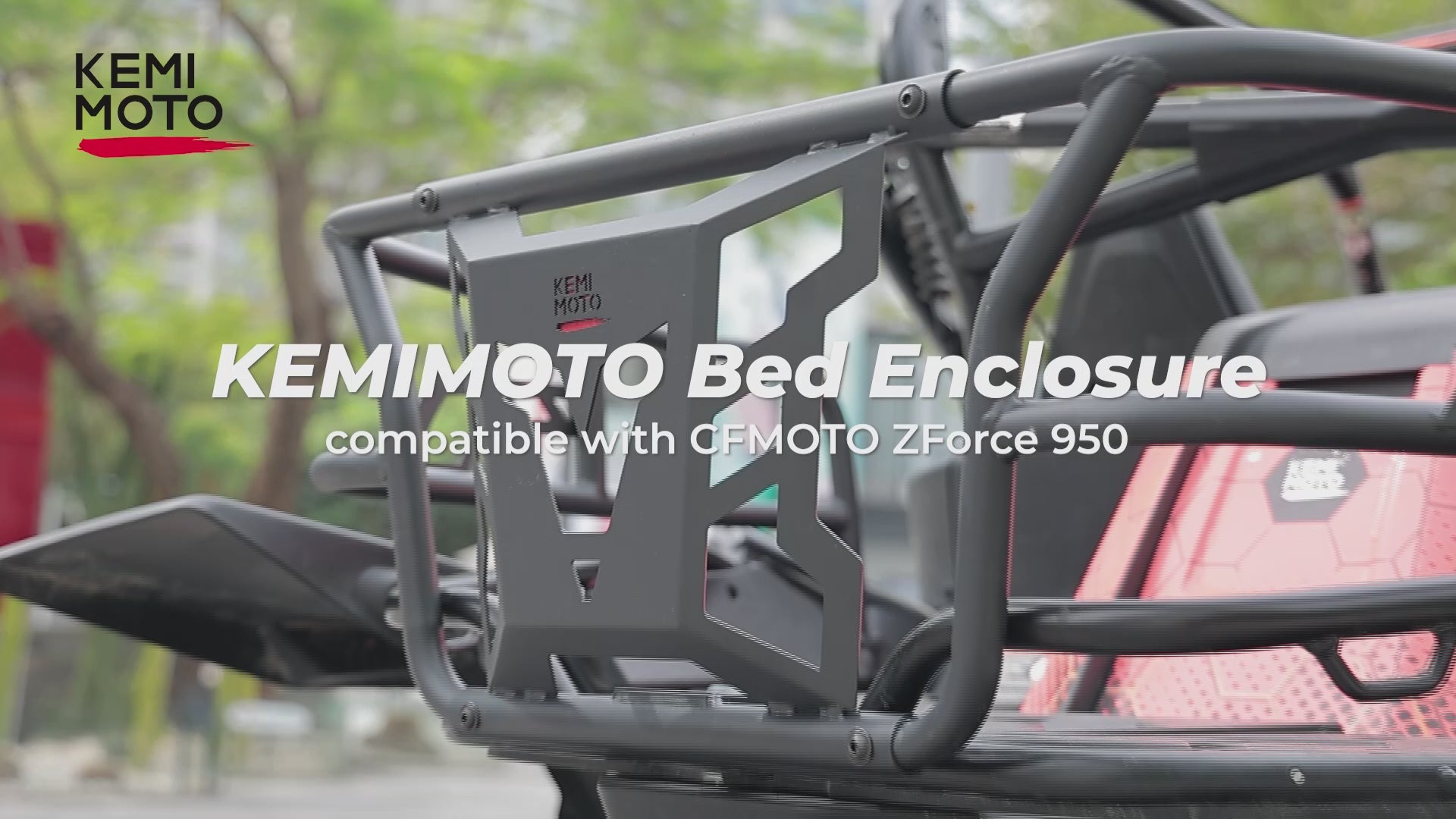 How to install Kemimoto CFMOTO ZForce 950 Bed Enclosure