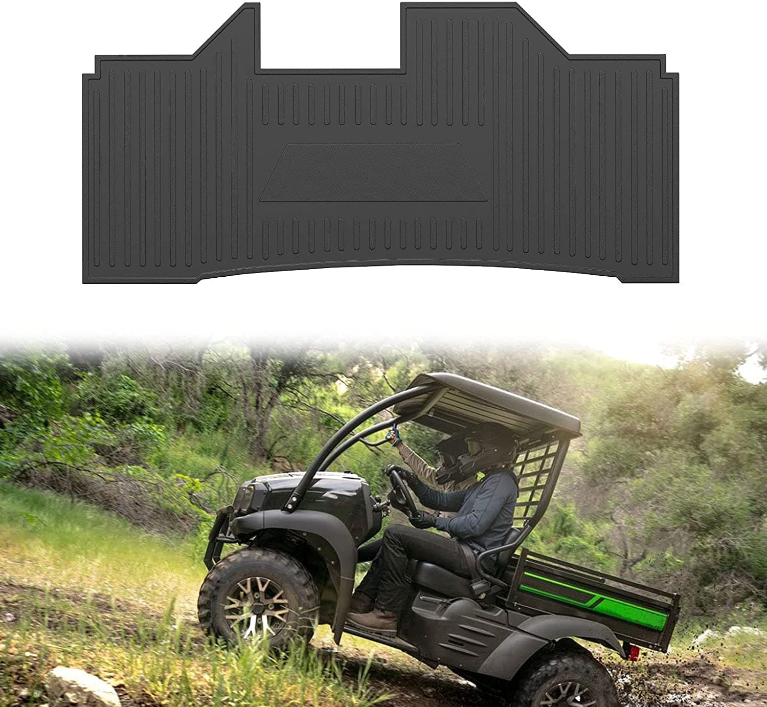 Front Floor Mat Liner,Compatible with Kawasaki - KEMIMOTO