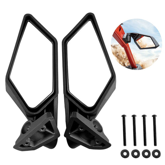 Can Am Maverick X3 Rear View Side Racing Side Mirrors - KEMIMOTO