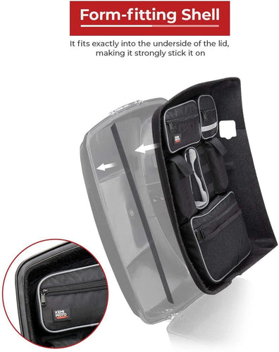 Tour Pack Lid Organizer [Upgrade Version] For Harley - KEMIMOTO