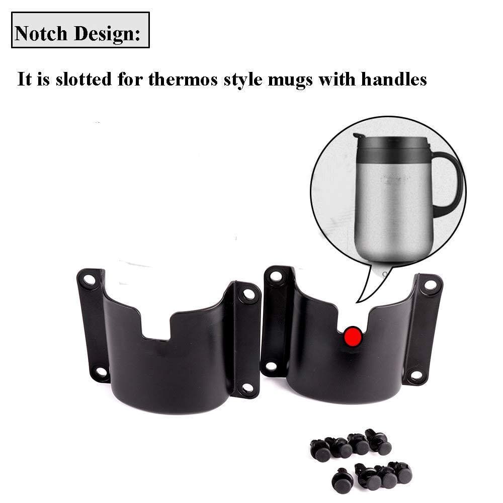 2014-2019 Honda Pioneer 1000-5 Drink Cup Holder Door Mount Bottle Holder 4 pcs - KEMIMOTO