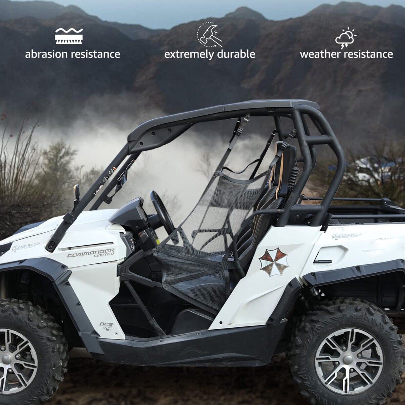 Extended Fender Flares For Can-Am Commander - Kemimoto