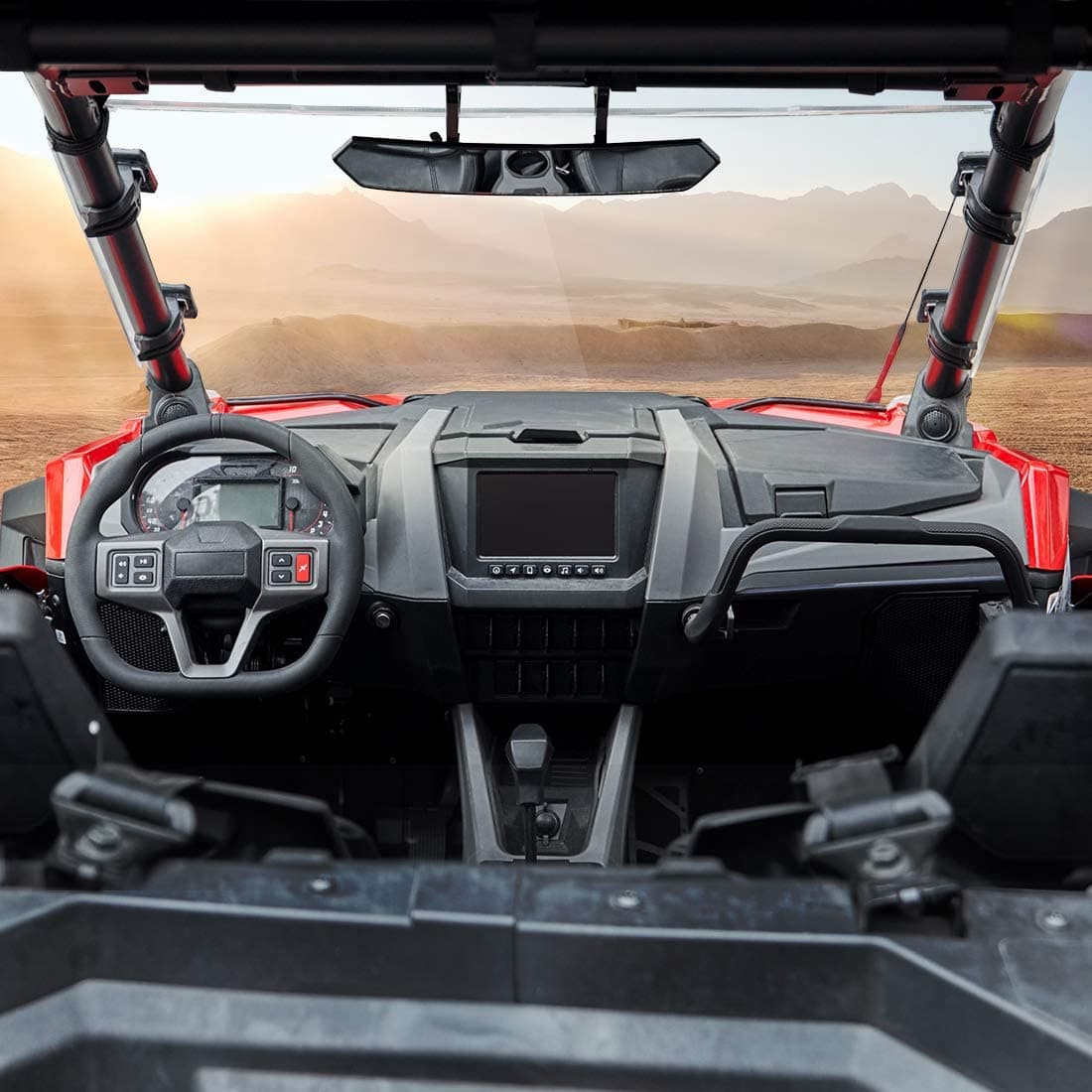 Polaris RZR PRO XP / 4 Scratch Resistant Full Windshield Clear for 2020+ (Only Ship to the USA) - KEMIMOTO