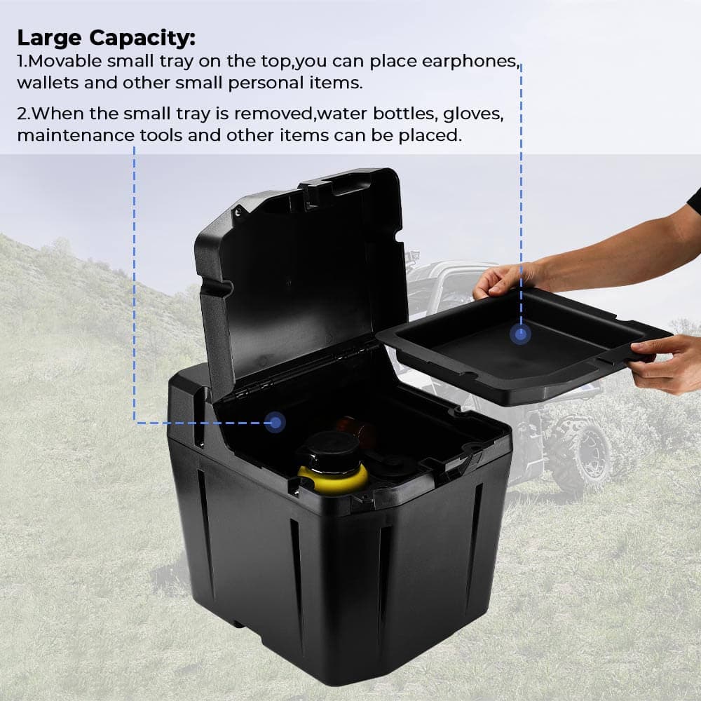 Polaris Ranger Big Size Cargo Box & Under Seat Storage Box - KEMIMOTO