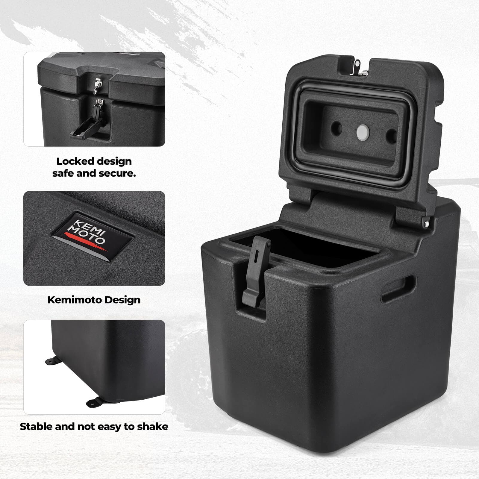 Polaris Ranger Big Size Cargo Box & Under Seat Storage Box - KEMIMOTO