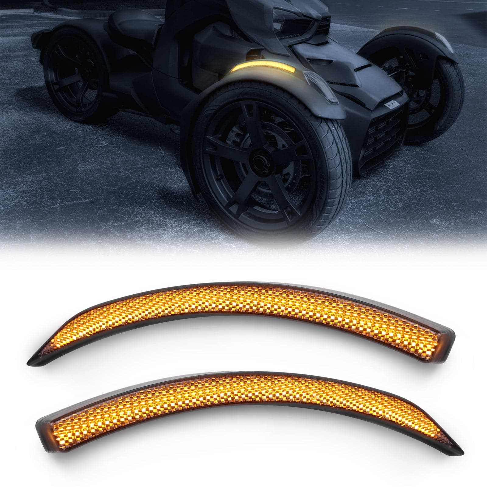 Can-Am Ryker Front Fender LED Light - KEMIMOTO