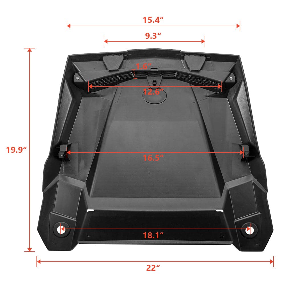 Polaris RZR S XP 900 4 1000 Turbo 2014-2019 Hood Scoop Air Intake Set - KEMIMOTO