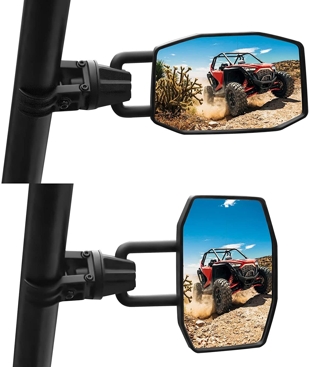 UTV Side Mirrors Rear View Mirrors 1.75