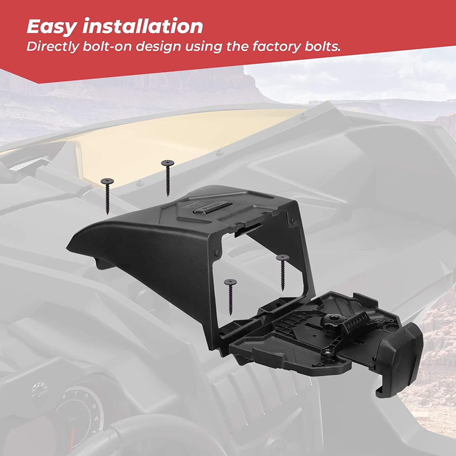 Can Am X3 Tablet Holder Easy Installation - Kemimoto