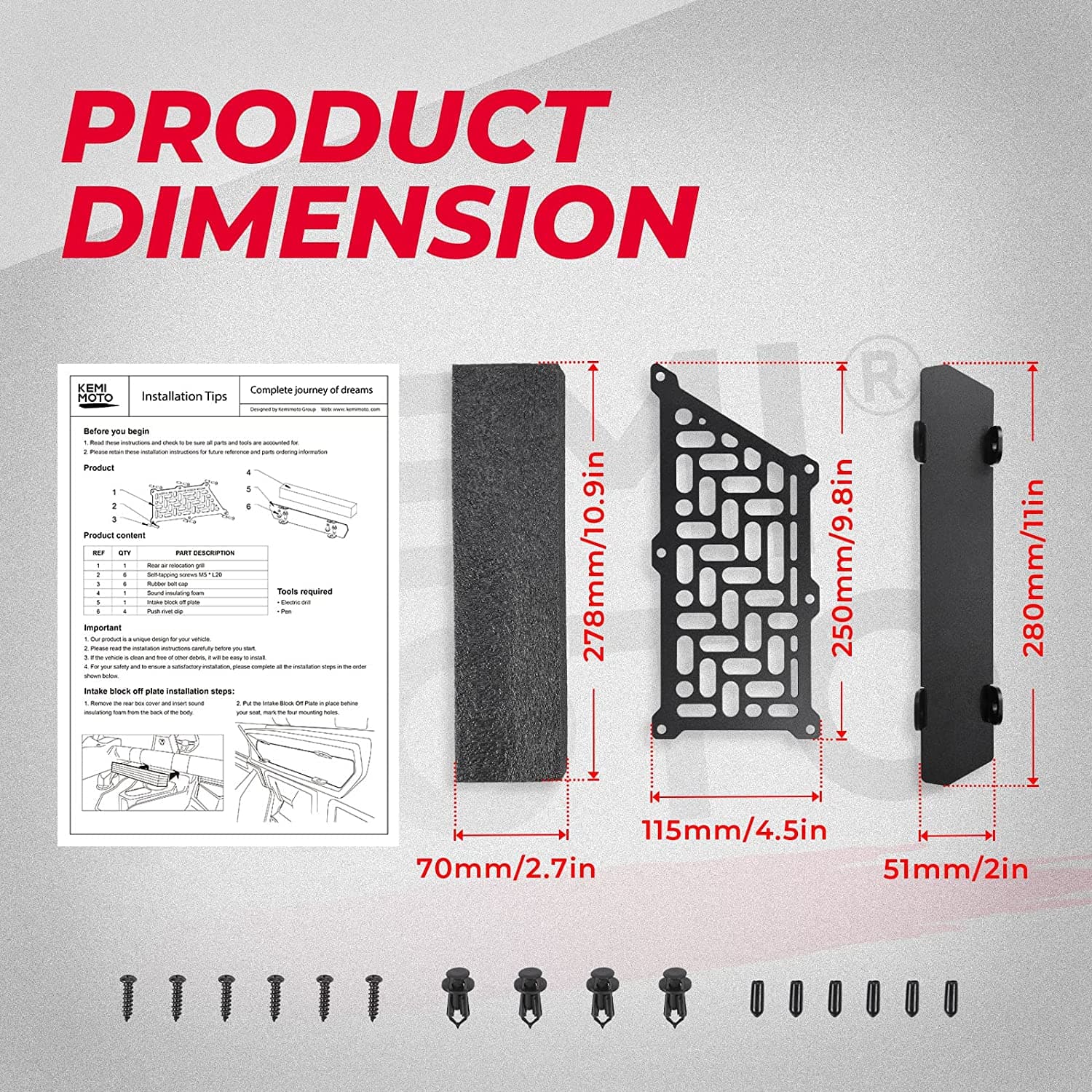 Noise Reduction Kit For Maverick X3 Max Turbo R XRC XRS - Kemimoto