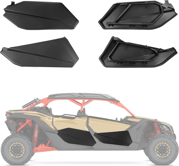 Can-Am Maverick X3 MAX Lower Doors Panels Kit (4Pcs) - Kemimoto