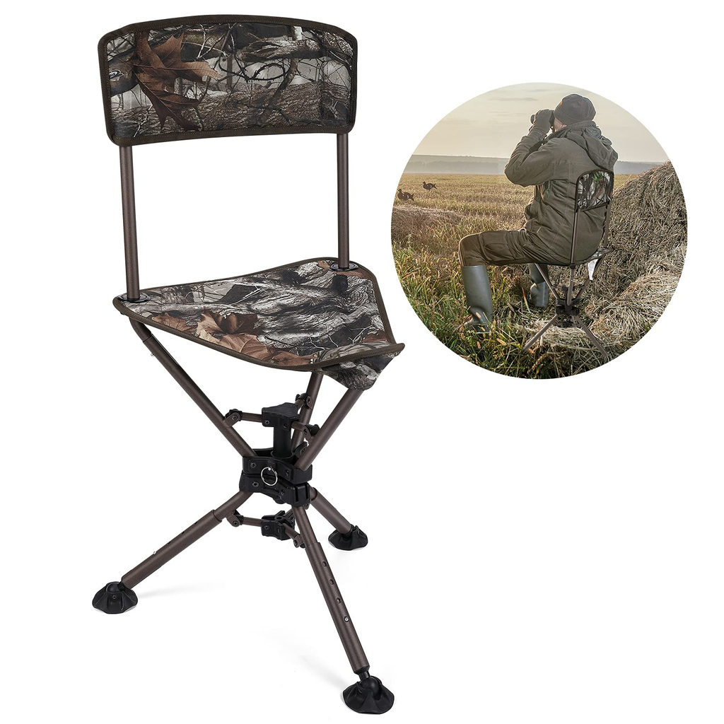360 Swivel Portable Hunting Chair Kemimoto