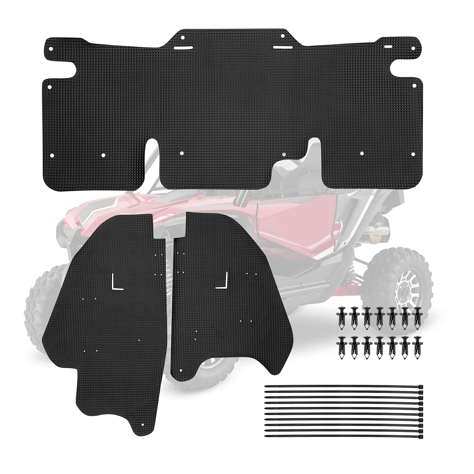 Honda Talon 1000R/ 1000X Mud Guard ( 3 pcs ) - Kemimoto