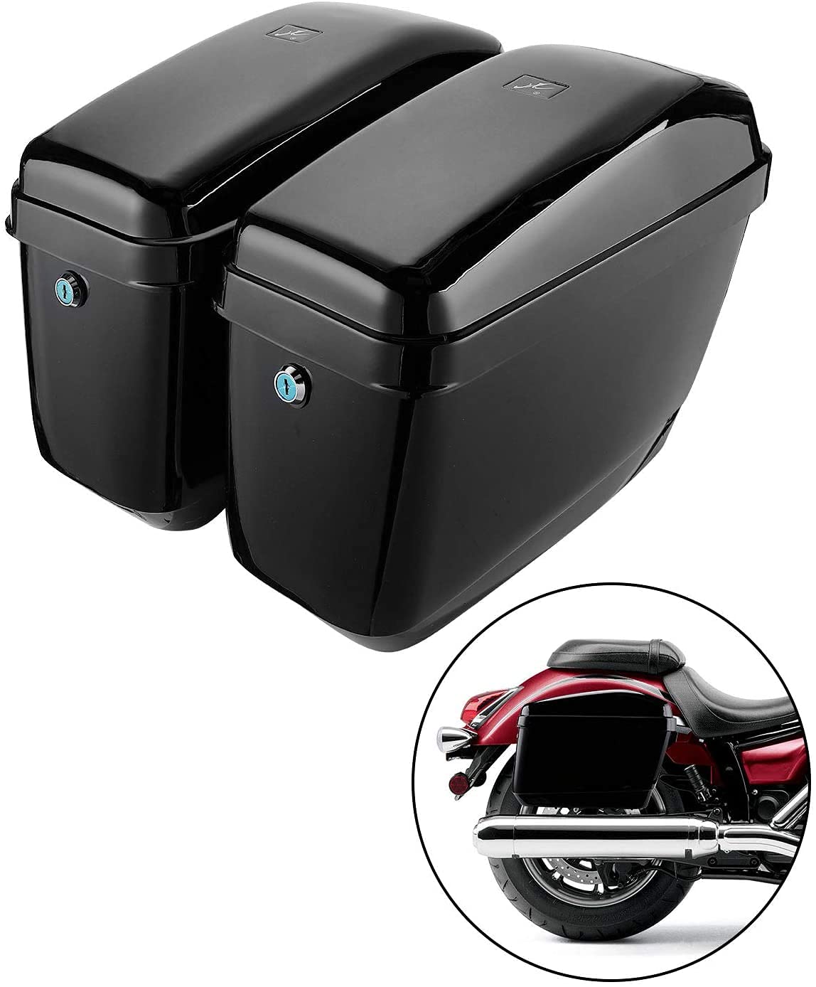 Hard shell saddlebags on sale motorcycle