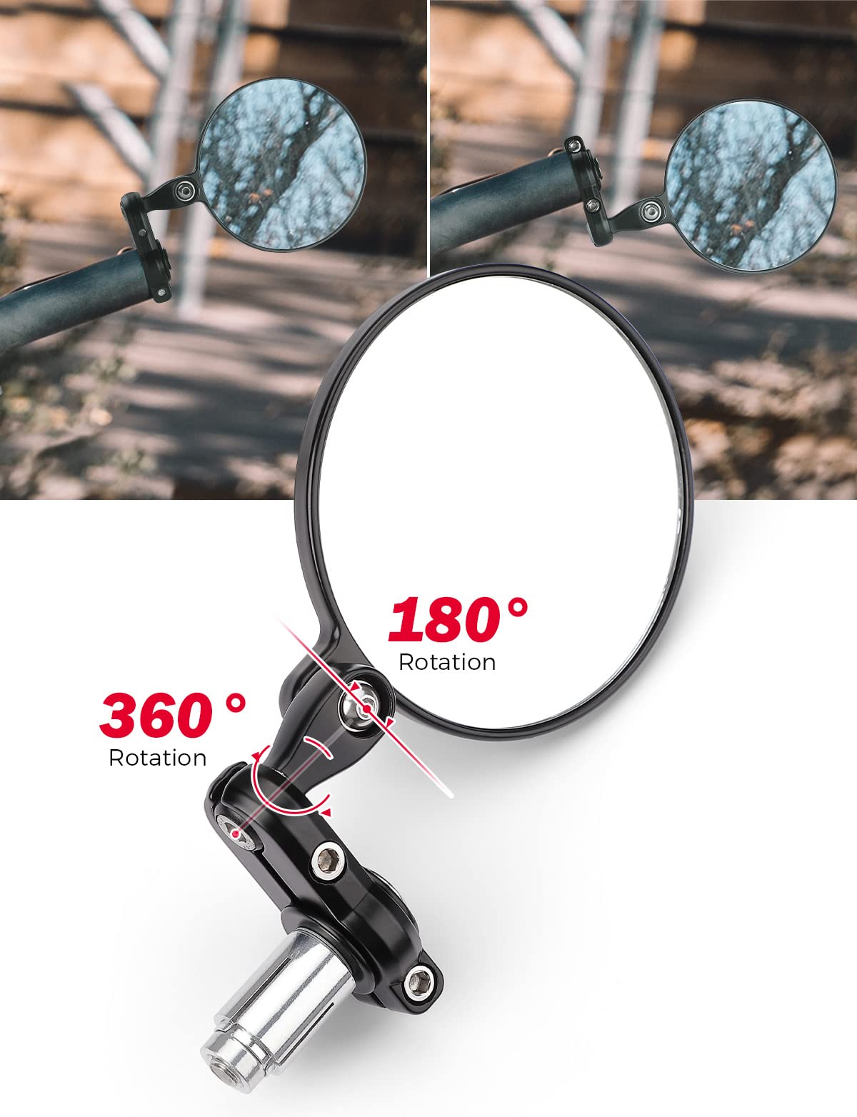 Bike handlebar mirror price hot sale