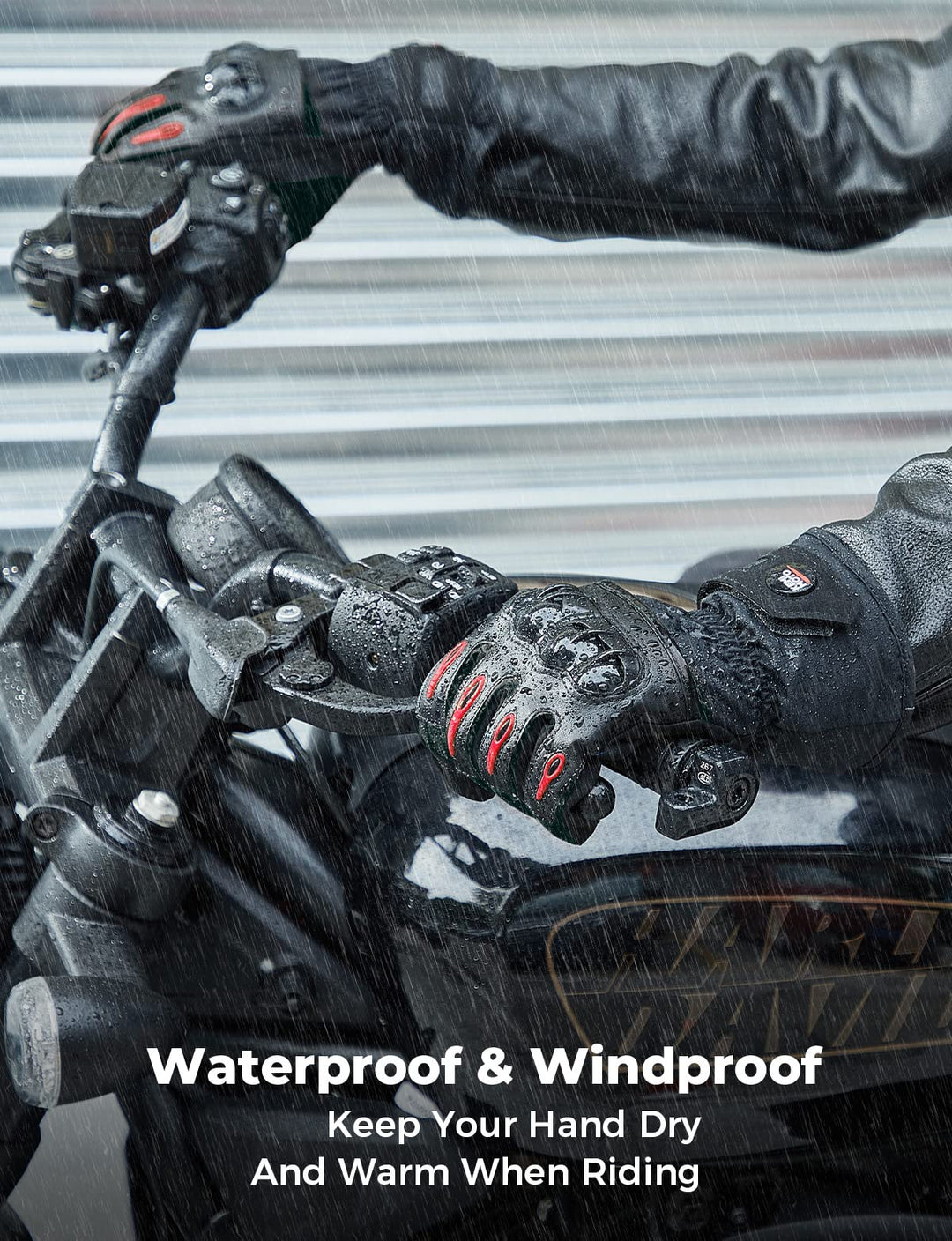 Buy wholesale MOTO BRACKETS Winter Motorcycle Gloves, Men, Women Gloves,  Motorcycle, Waterproof