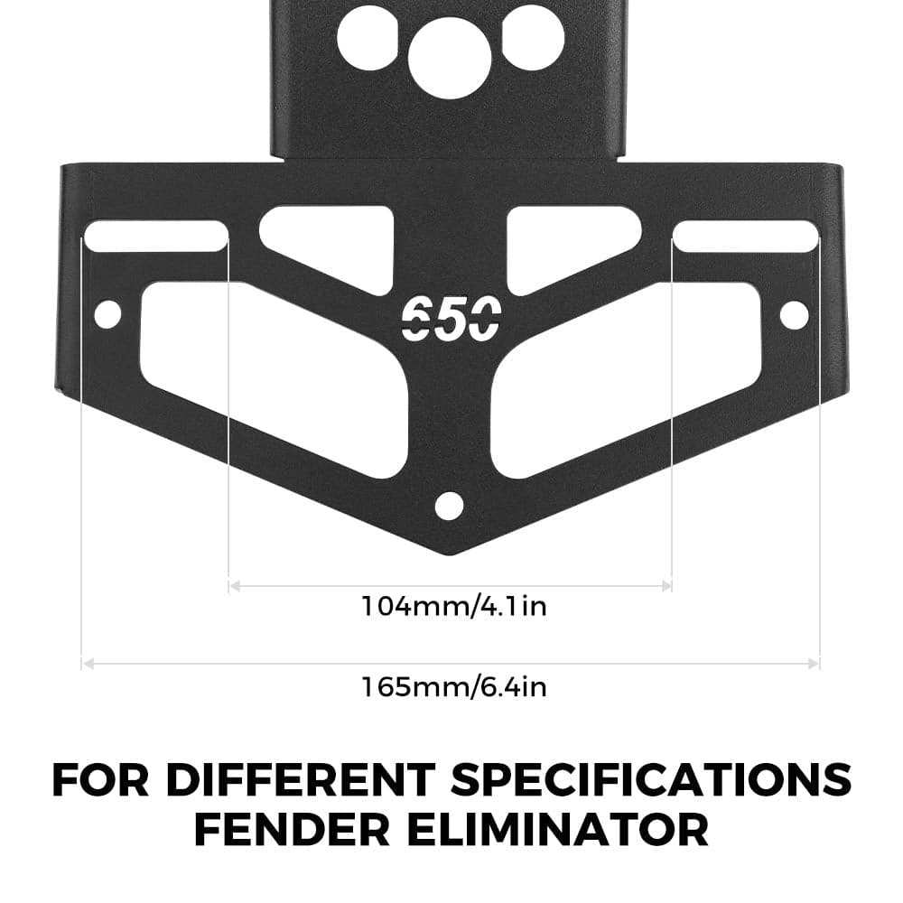 Motorcycles Ninja Fender Eliminator License Plate Bracket - Kemimoto