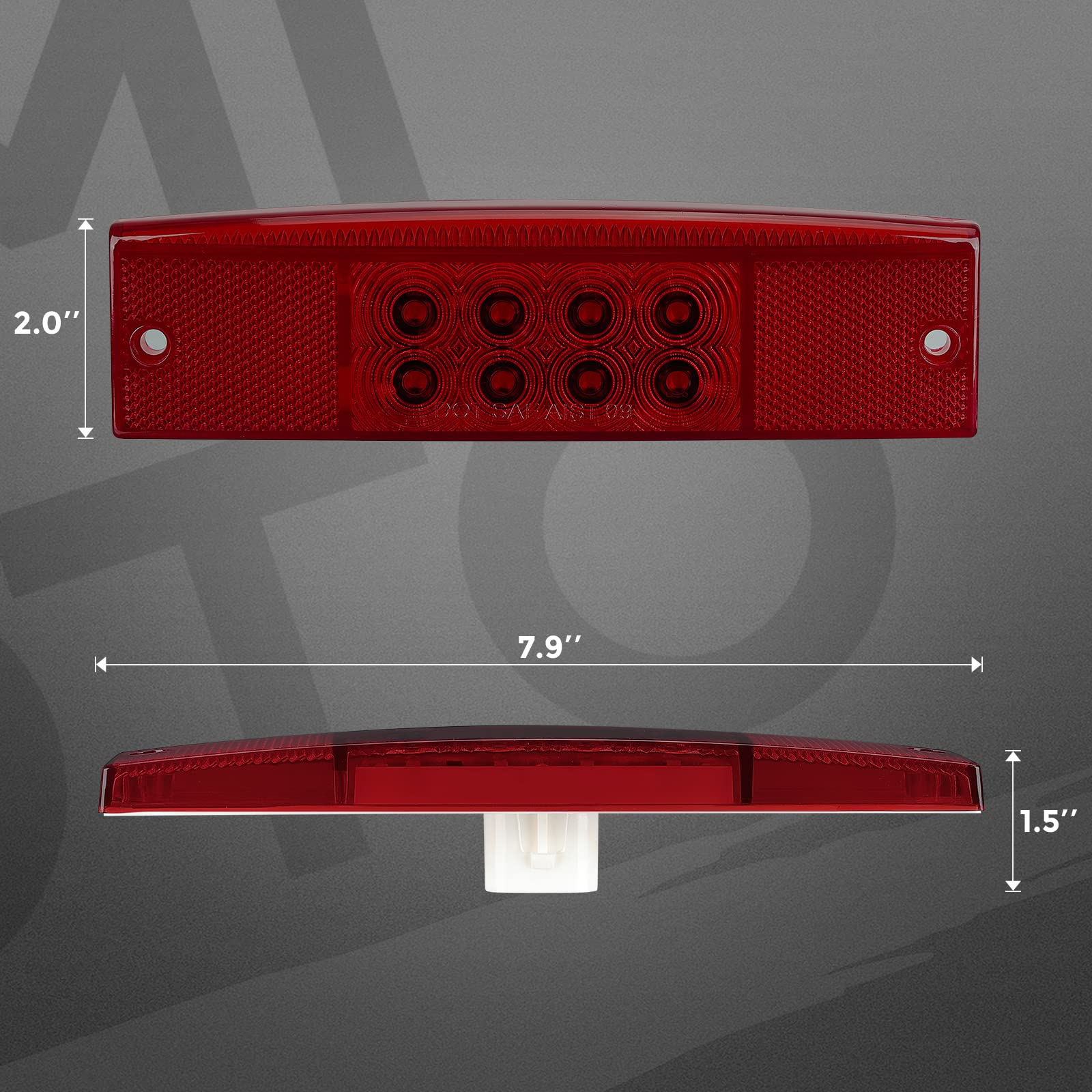 Rear Tail Light For Polaris Ranger 400/570/800 - Kemimoto