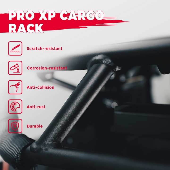 Cargo Rack, 32” Tire /110 lbs Fit Polaris RZR PRO XP / Turbo R (2020-2023) - Kemimoto