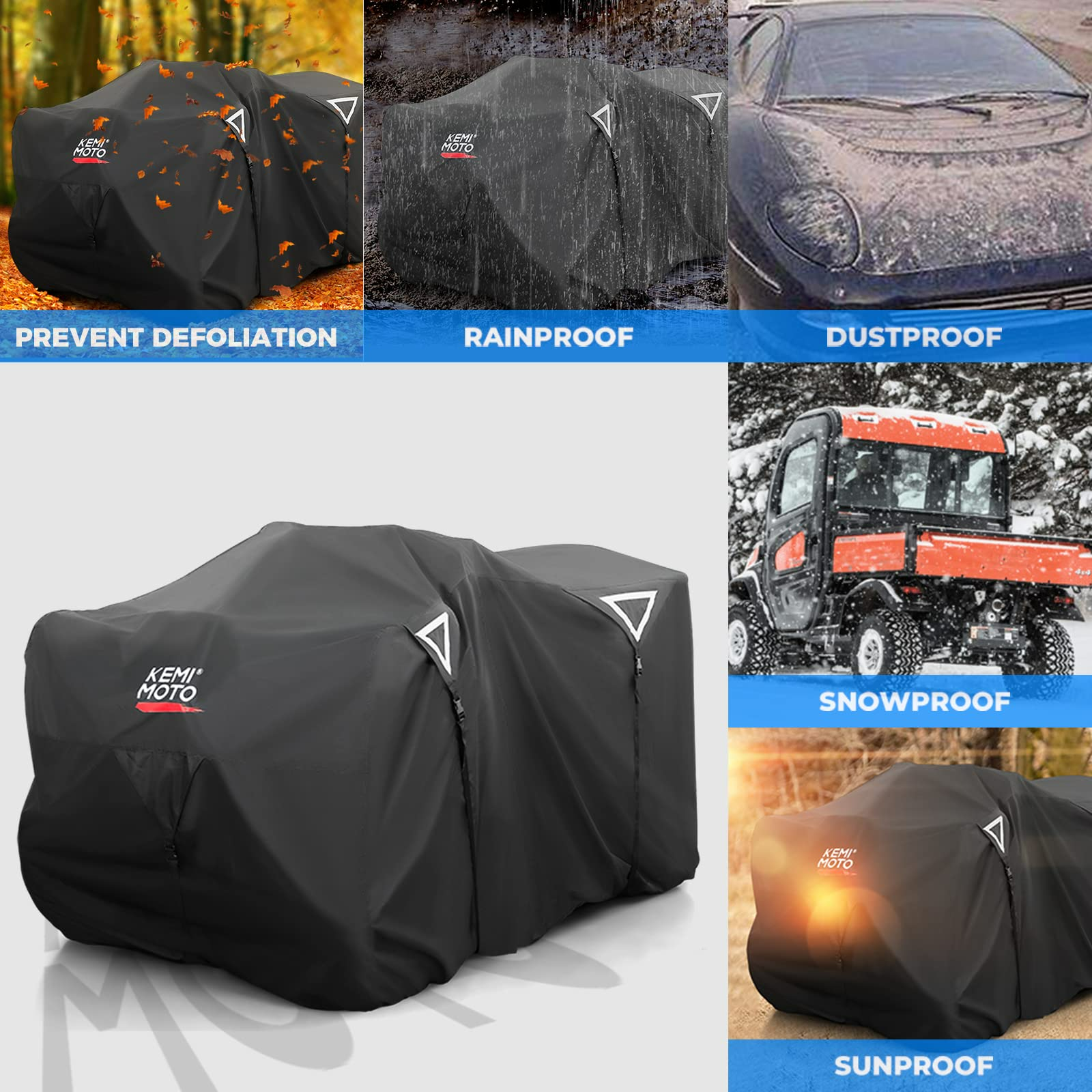 ATV Cover with Windproof Straps - Kemimoto