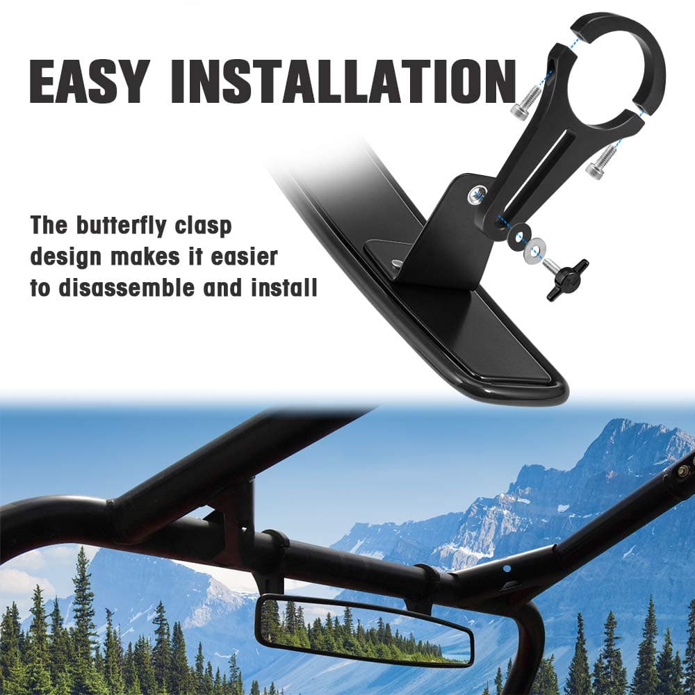 Polaris RZR RearView Mirror with 1.75