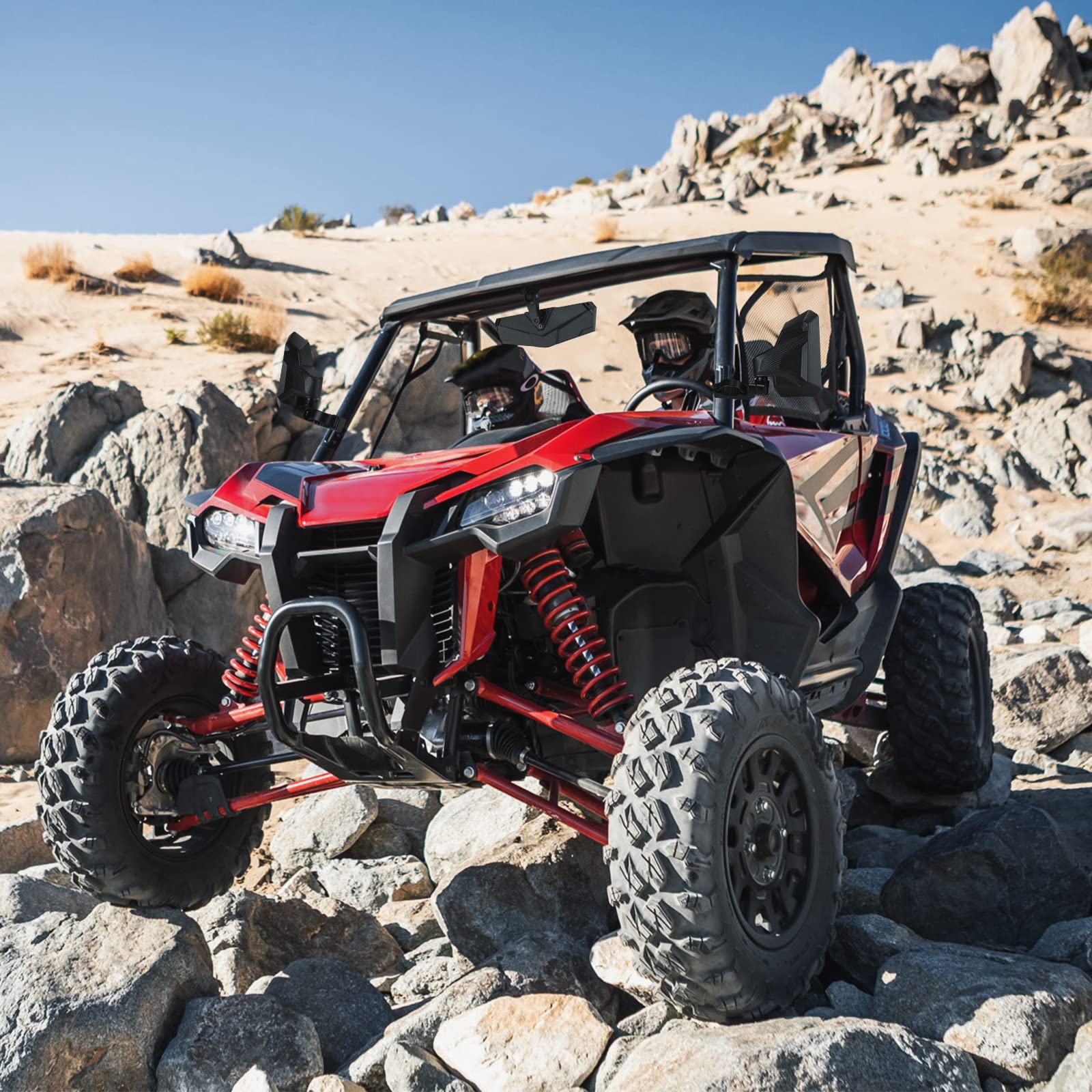 UTV Side Mirrors and Center Mirror for 1.6