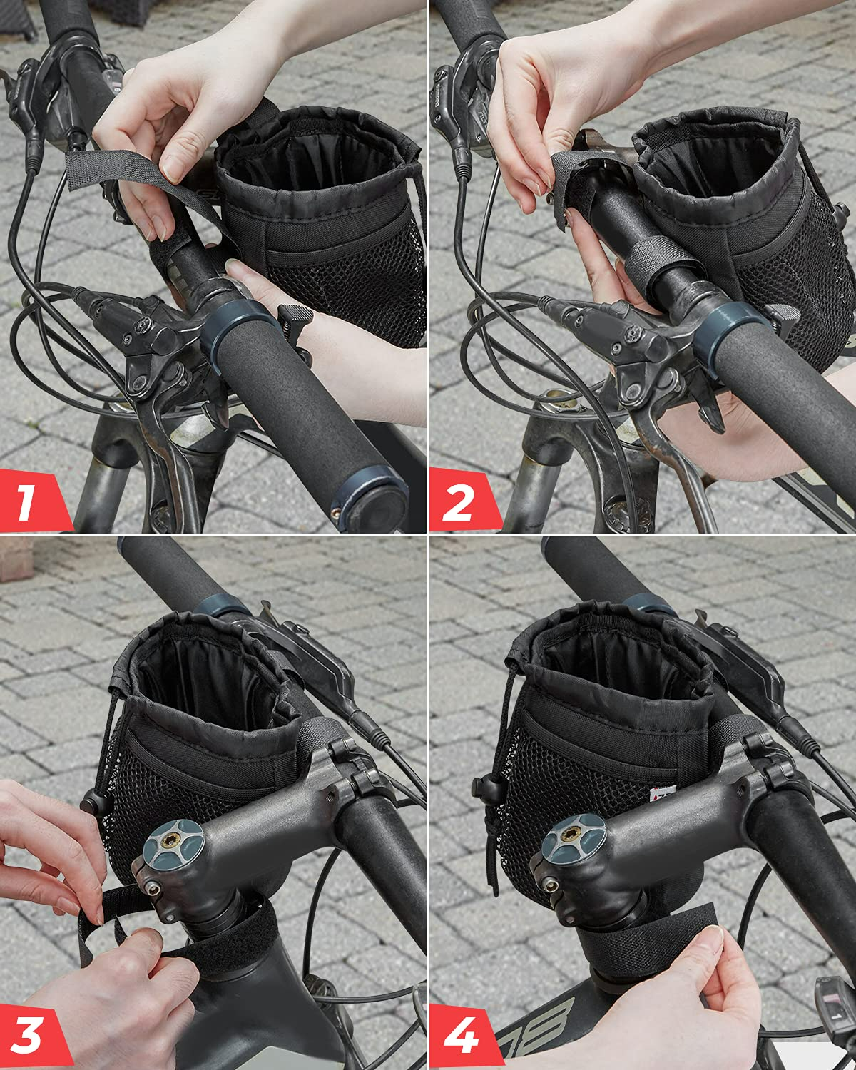 Bicycle Handlebar Cup Holder - Kemimoto