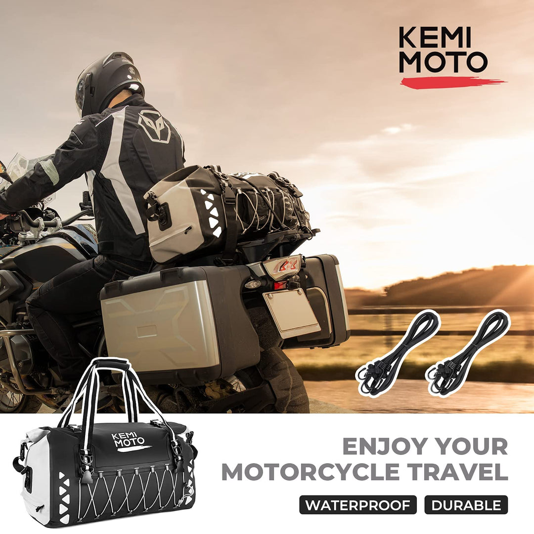 Dry Bag 40L Tail Bags For Motorbikes, Motorcycle Luggage Bag, Product  Feature Video