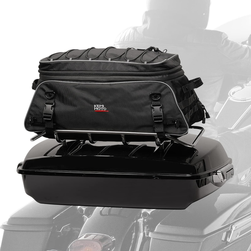 Motorcycle Travel Luggage Rack Trunk Bag - Kemimoto