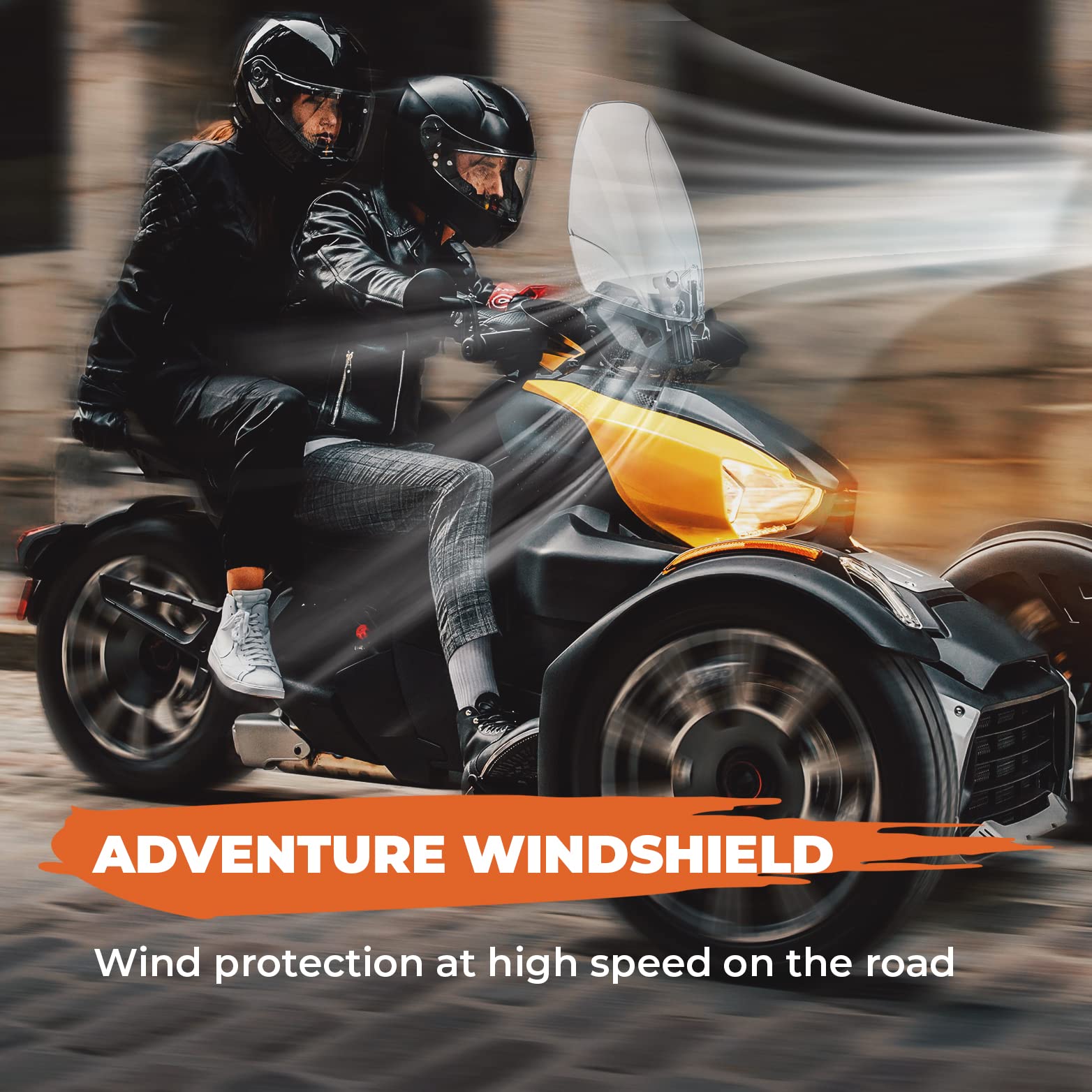 Can am deals ryker adjustable windshield