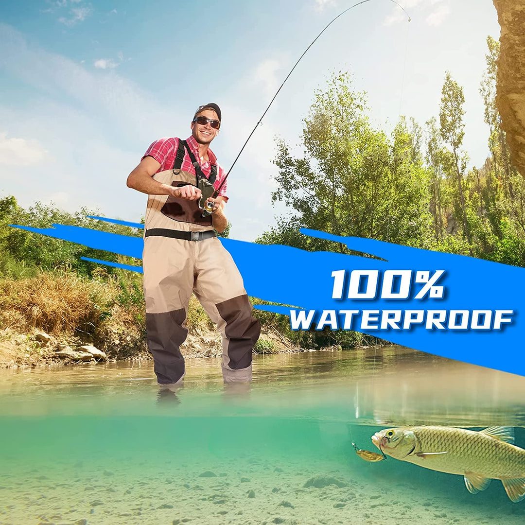 Waterproof Breathable Fishing Pants Chest Fly Fishing Boots